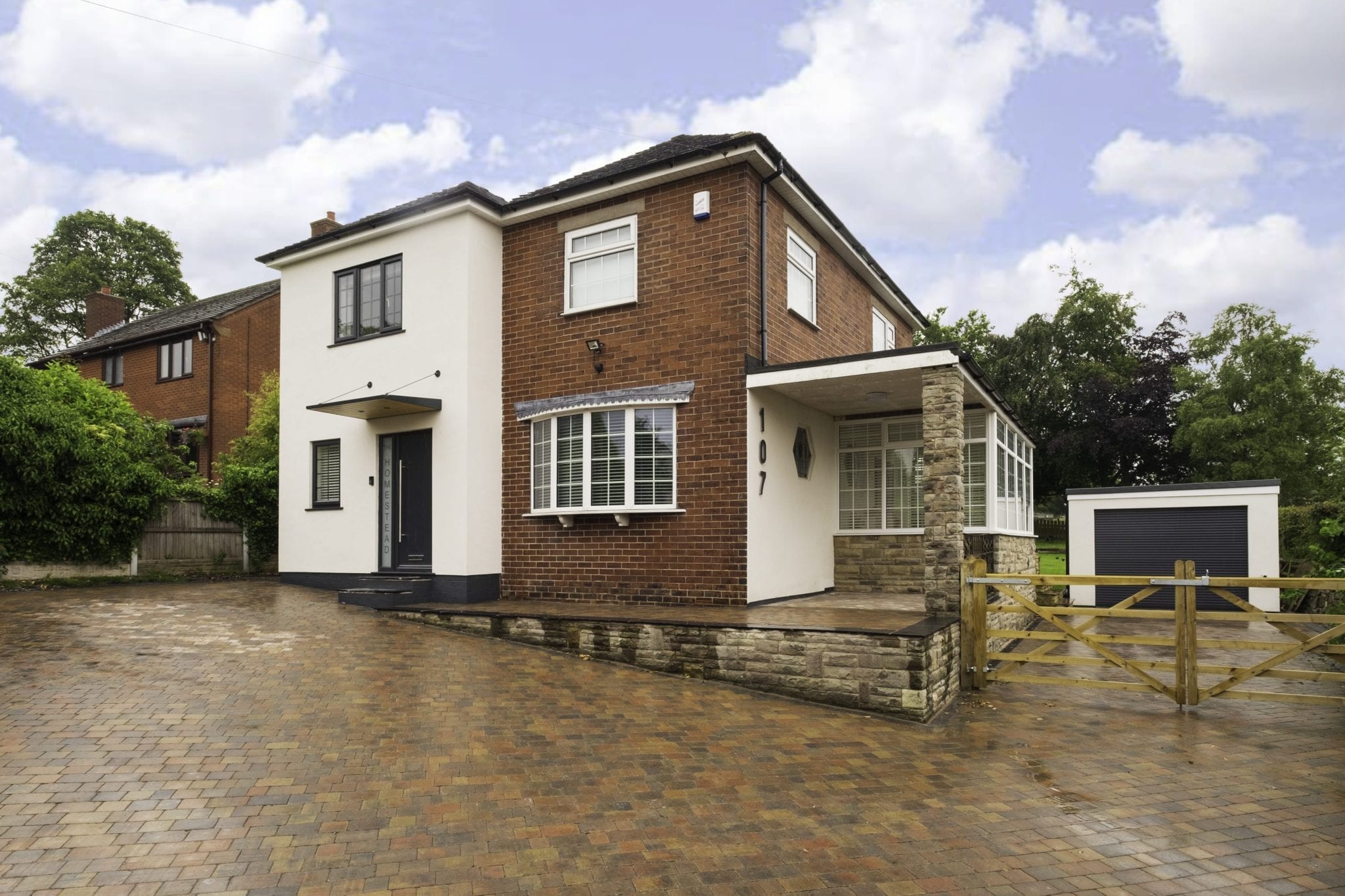 modern extension Biddulph Moore